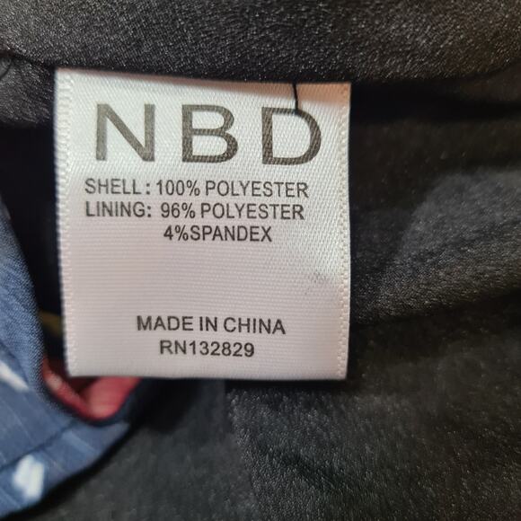 NBD Isaac Dress in Red Floral Print XS - Picture 6 of 11